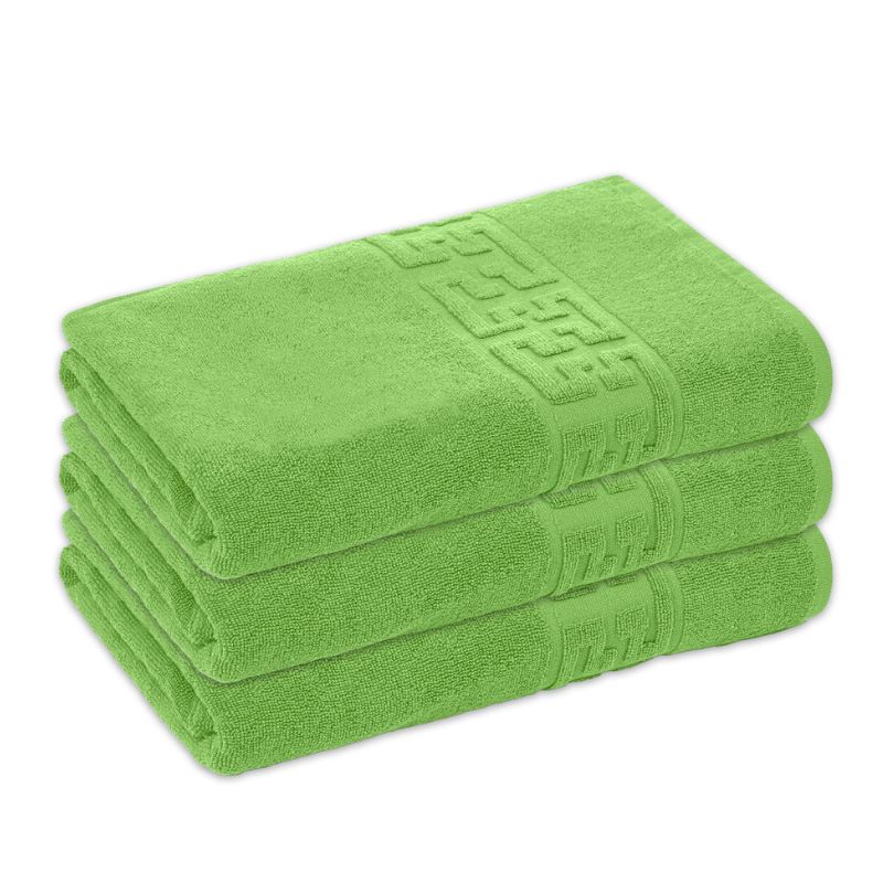 Set 3 prosoape bumbac 100%, 500 g/mp, model Greek, moi si absorbante | 0574-PK