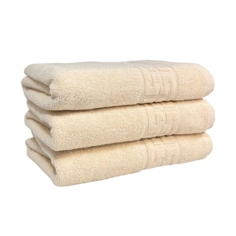 Set 3 prosoape bumbac 100%, 500 g/mp, model Greek, moi si absorbante | 0576-PK 