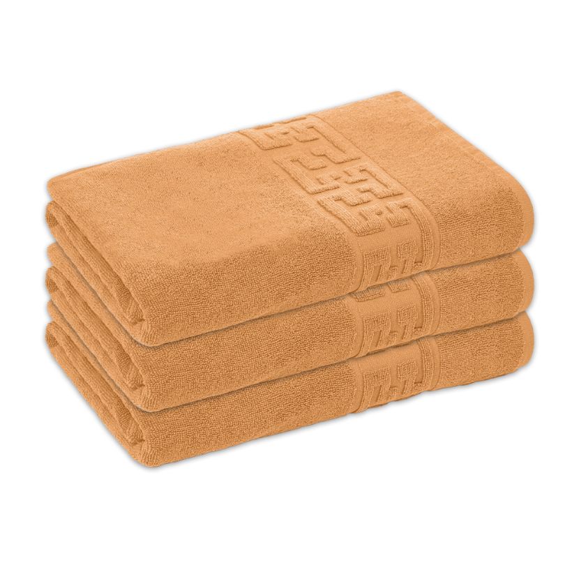 Set 3 prosoape bumbac 100%, 500 g/mp, model Greek, moi si absorbante | 0579-PK