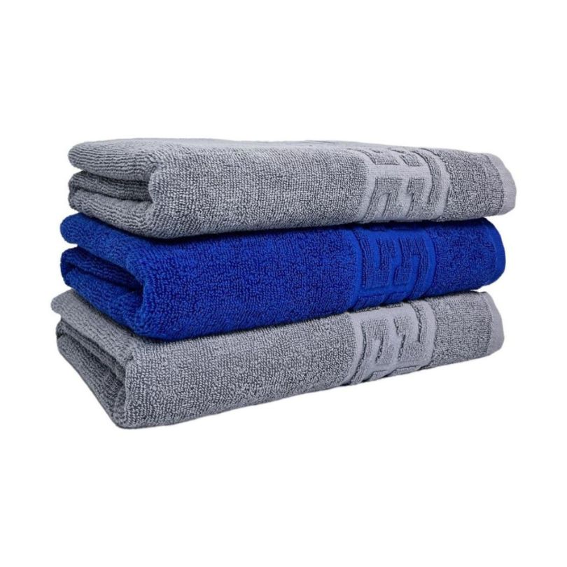 Set 3 prosoape bumbac 100%, 500 g/mp, model Greek, moi si absorbante | 0582-PK