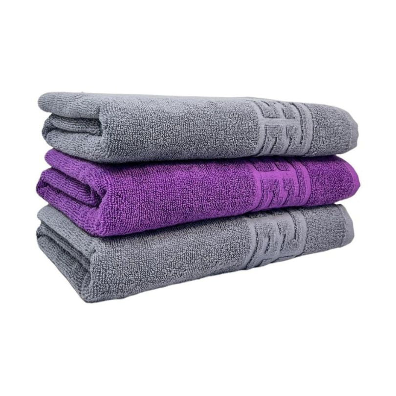 Set 3 prosoape bumbac 100%, 500 g/mp, model Greek, moi si absorbante | 0588-PK