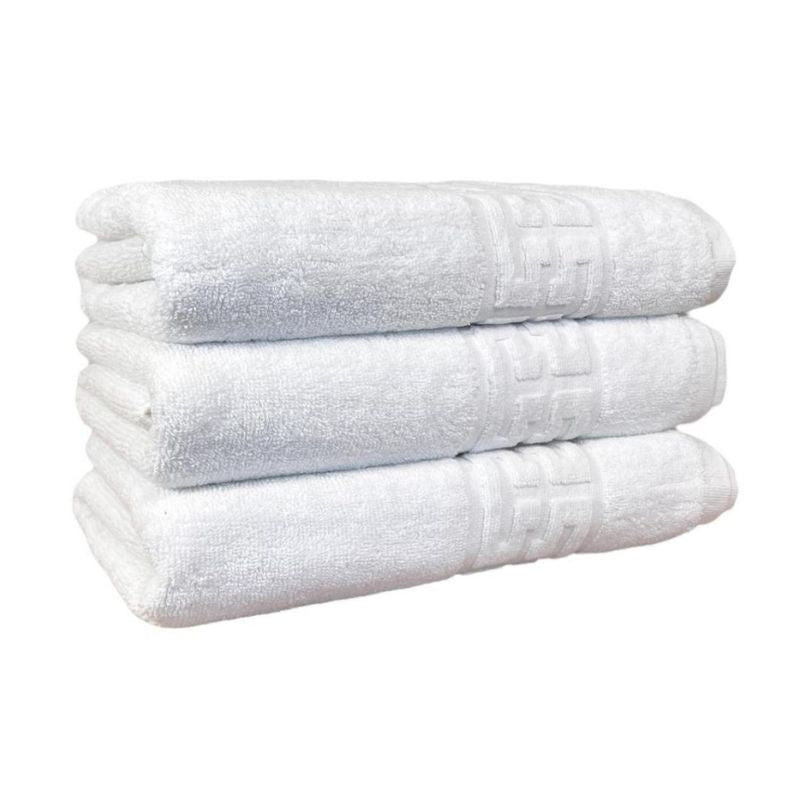 Set 3 prosoape bumbac 100%, 500 g/mp, model Greek, moi si absorbante | 0589-PK