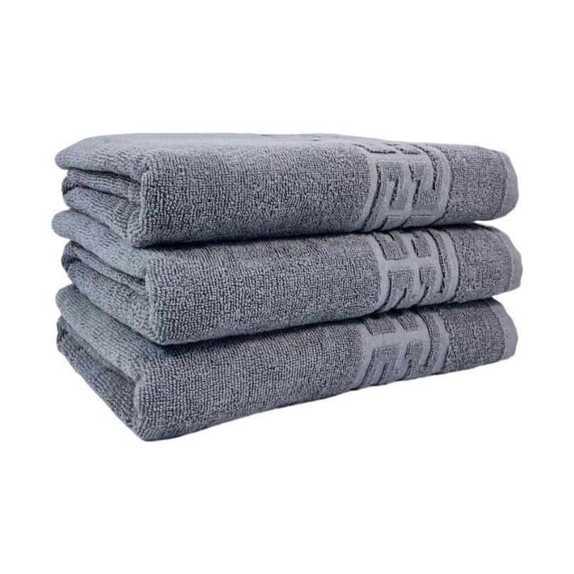 Set 3 prosoape bumbac 100%, 500 g/mp, model Greek, moi si absorbante | 0591-PK