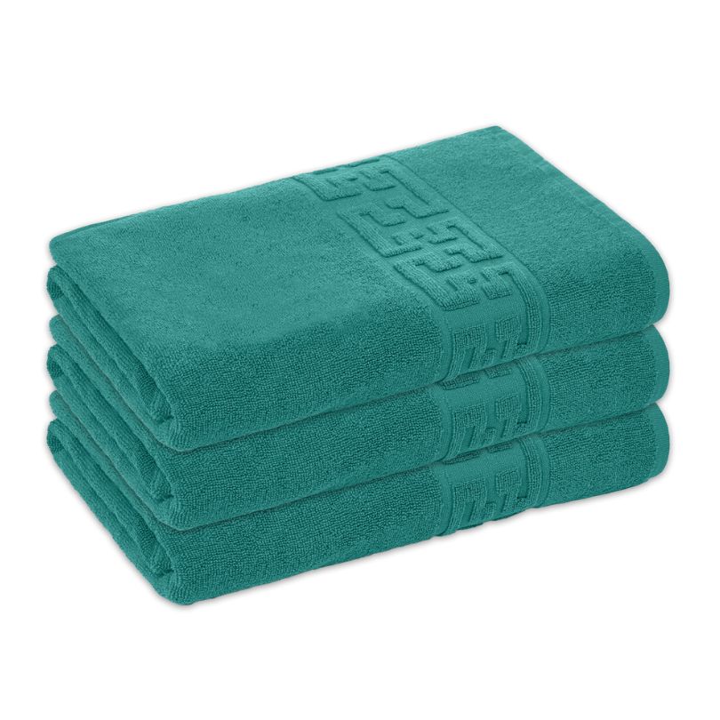 Set 3 prosoape bumbac 100%, 500 g/mp, model Greek, moi si absorbante | 0596-PK