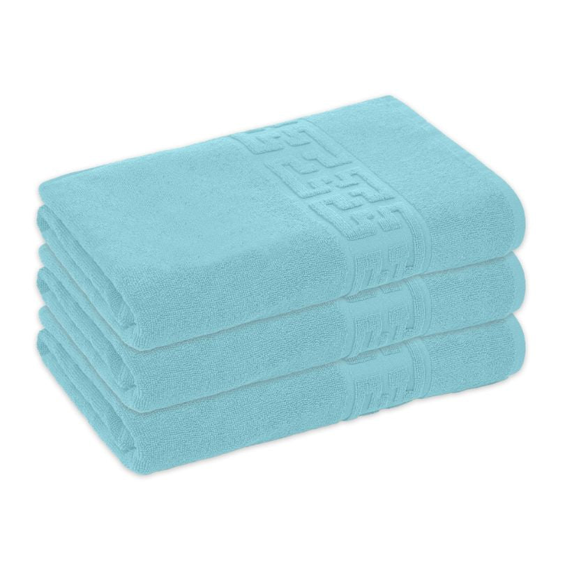 Set 3 prosoape bumbac 100%, 500 g/mp, model Greek, moi si absorbante | 0597-PK 