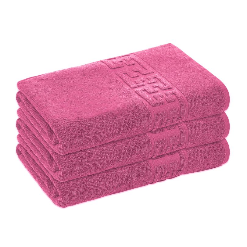 Set 3 prosoape bumbac 100%, 500 g/mp, model Greek, moi si absorbante | 0598-PK