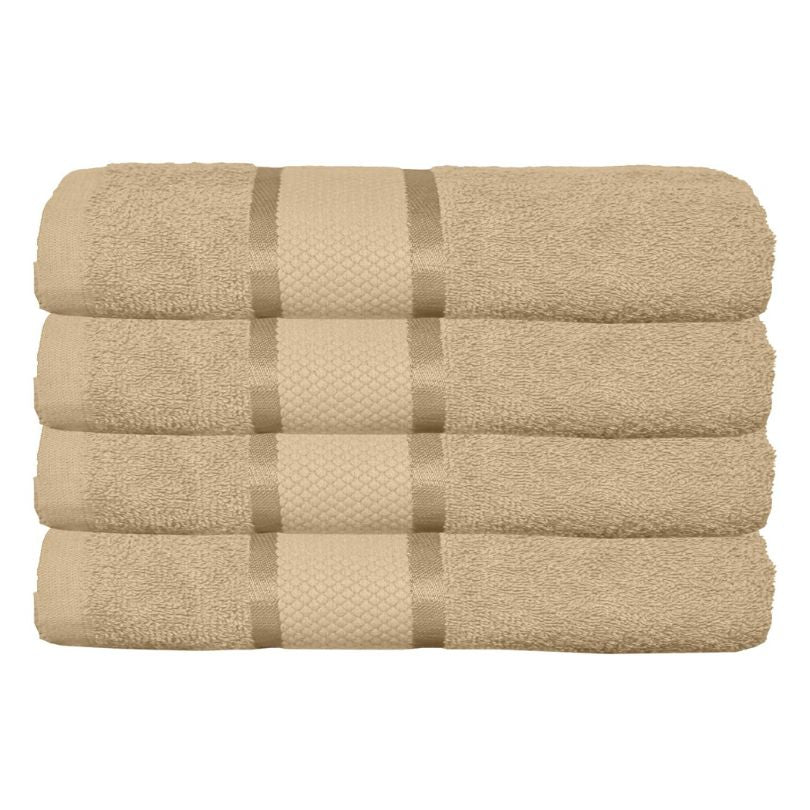 Set 4 prosoape bumbac 100%, 500 g/mp, model Dunga, ultra moi și absorbante|1005-PK 
