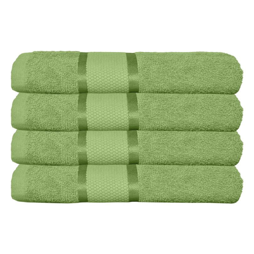 Set 4 prosoape bumbac 100%, 500 g/mp, model Dunga, ultra moi și absorbante|1007-PK