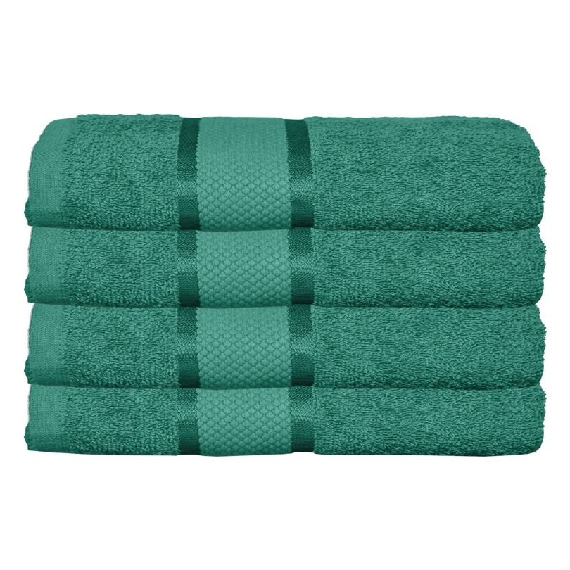 Set 4 prosoape bumbac 100%, 500 g/mp, model Dunga, ultra moi și absorbante|1014-PK 