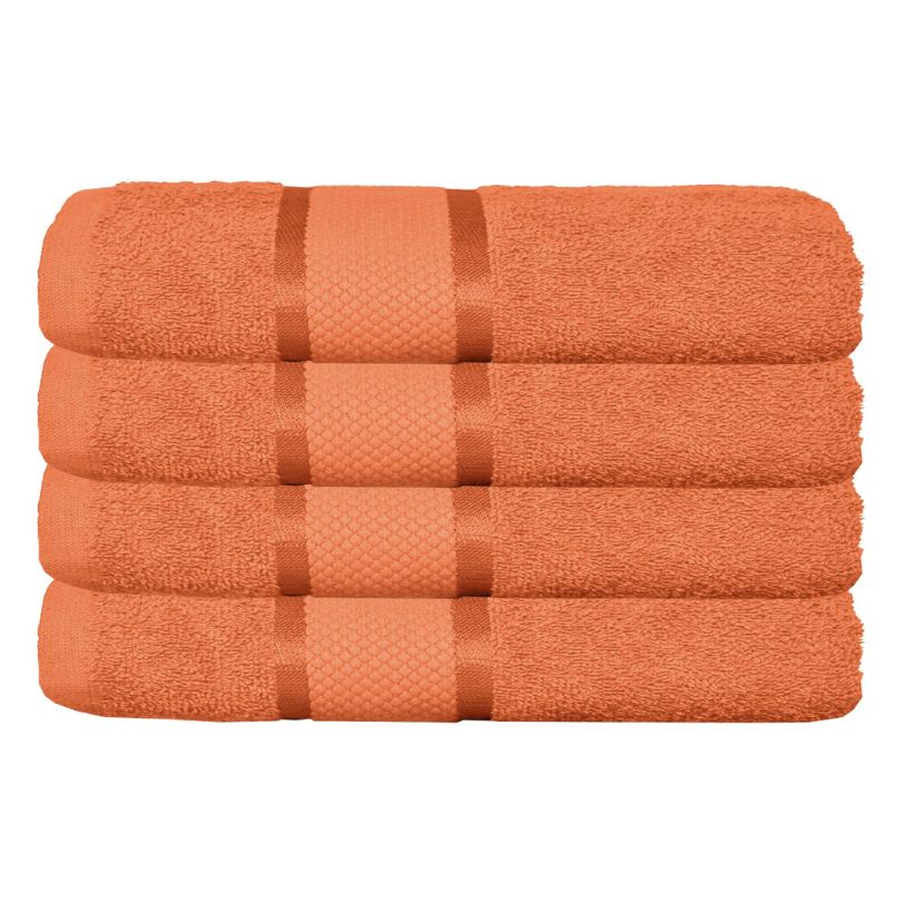 Set 4 prosoape bumbac 100%, 500 g/mp, model Dunga, ultra moi și absorbante|1015-PK