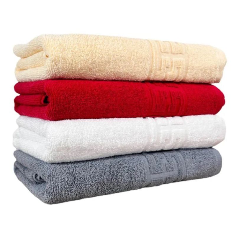 Set 4 prosoape bumbac 100%, 500 g/mp, model Greek, moi si absorbante | 0621-PK