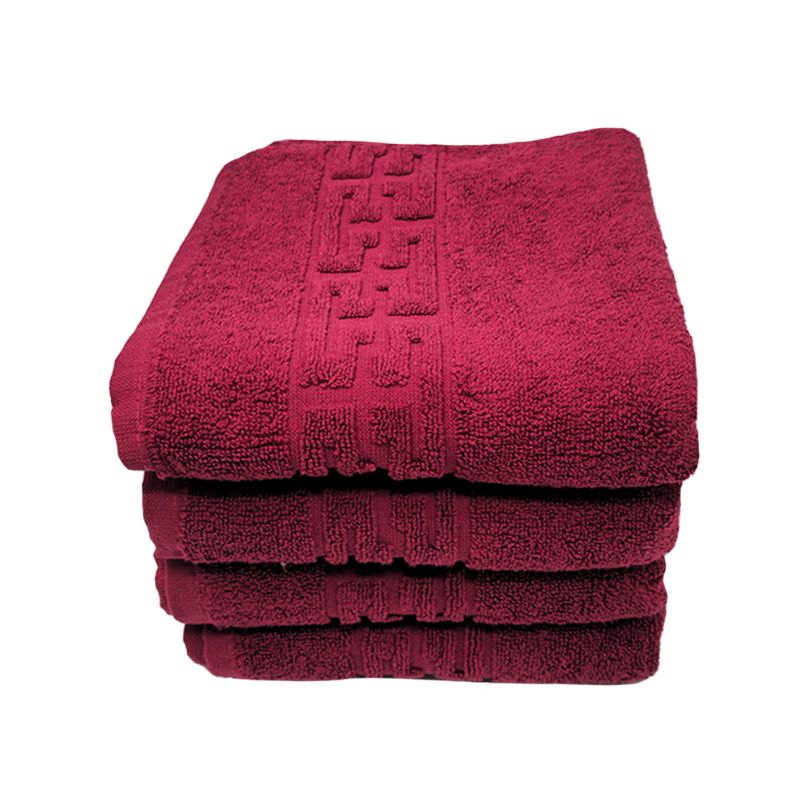 Set 4 prosoape bumbac 100%, 500 g/mp, model Greek, moi si absorbante | 0622-PK