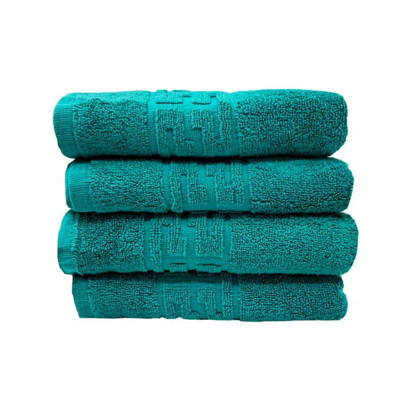 Set 4 prosoape bumbac 100%, 500 g/mp, model Greek, moi si absorbante | 0624-PK