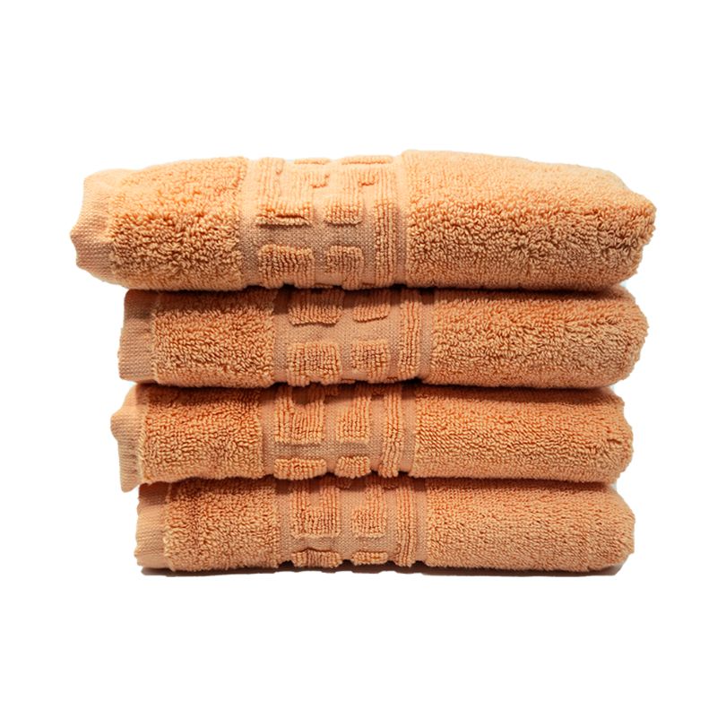 Set 4 prosoape bumbac 100%, 500 g/mp, model Greek, moi si absorbante | 0626-PK