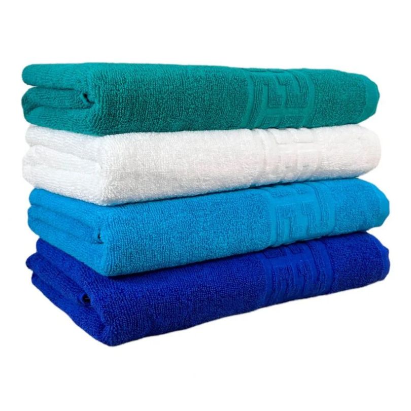 Set 4 prosoape bumbac 100%, 500 g/mp, model Greek, moi si absorbante | 0627-PK