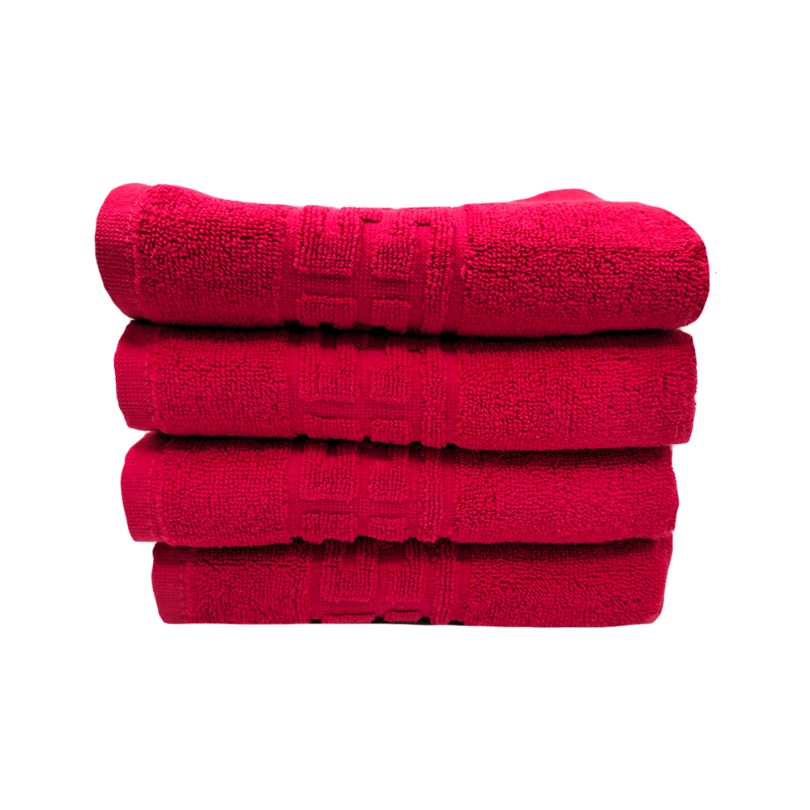 Set 4 prosoape bumbac 100%, 500 g/mp, model Greek, moi si absorbante | 0629-PK 