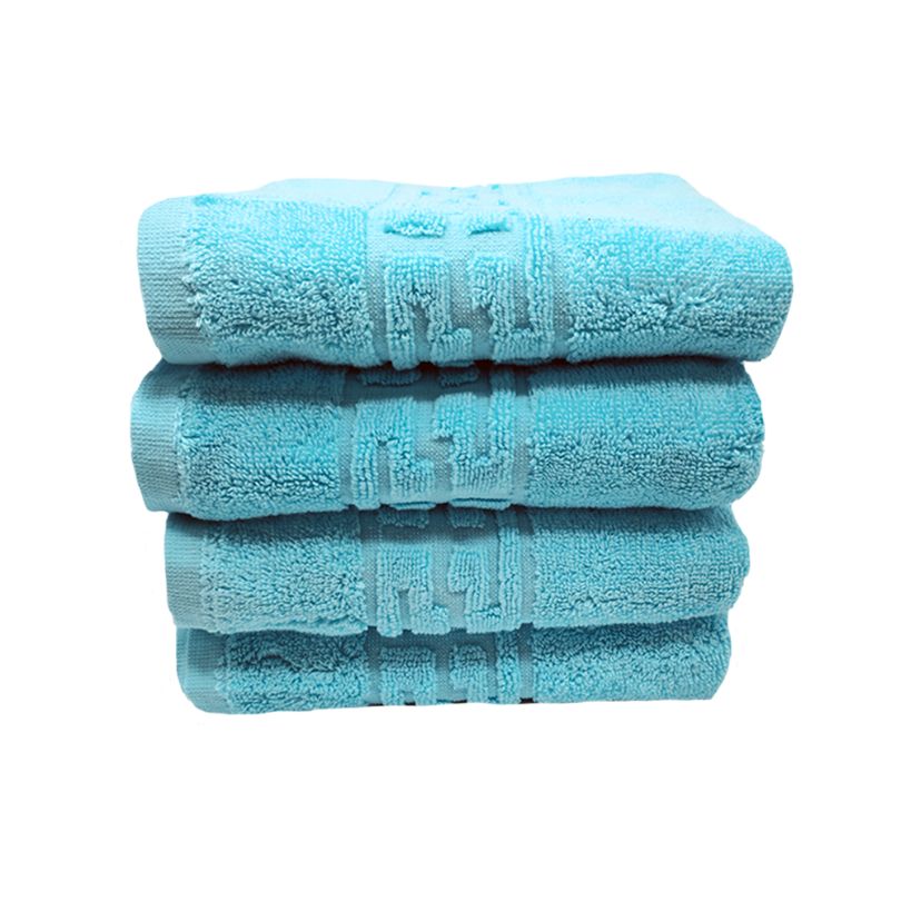 Set 4 prosoape bumbac 100%, 500 g/mp, model Greek, moi si absorbante | 0631-PK