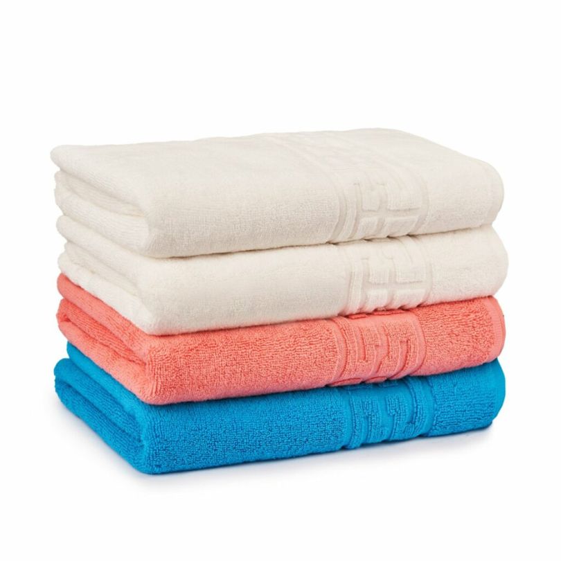 Set 4 prosoape bumbac 100%, 500 g/mp, model Greek, moi si absorbante | 0638-PK