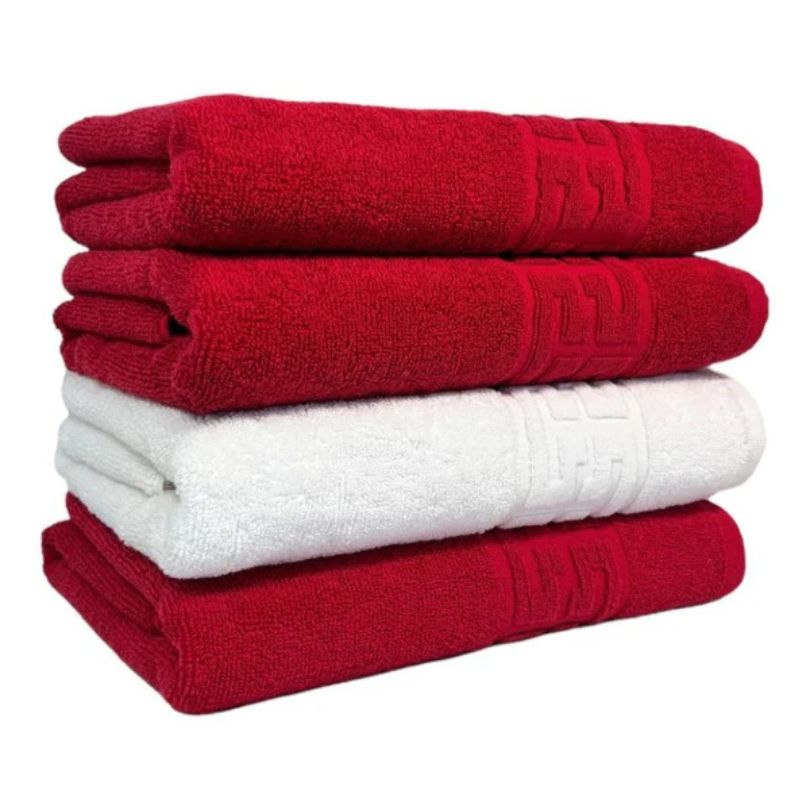 Set 4 prosoape bumbac 100%, 500 g/mp, model Greek, moi si absorbante | 0639-PK