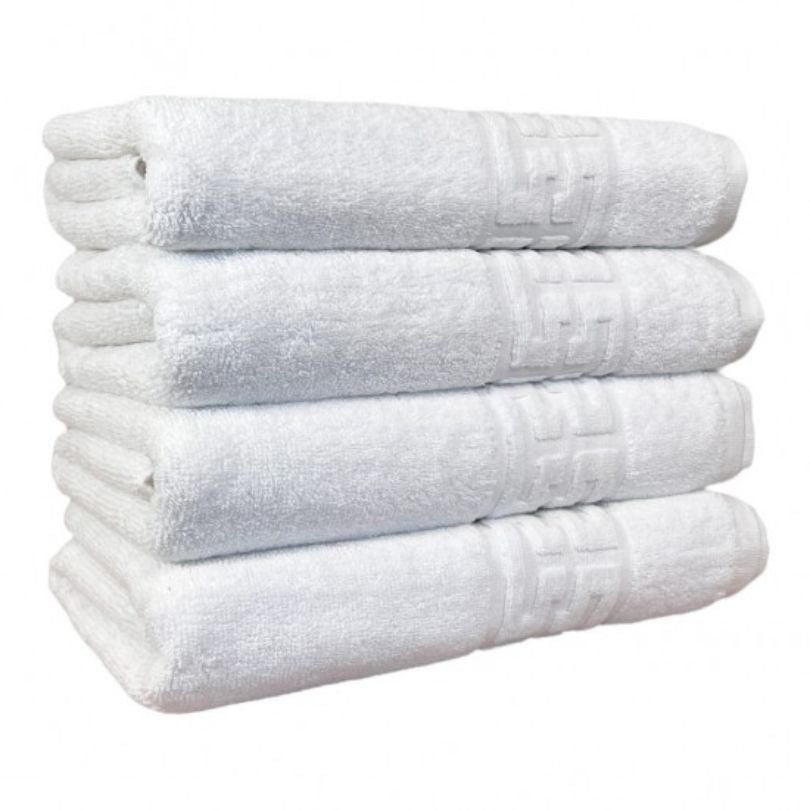 Set 4 prosoape bumbac 100%, 500 g/mp, model Greek, moi si absorbante | 0640-PK