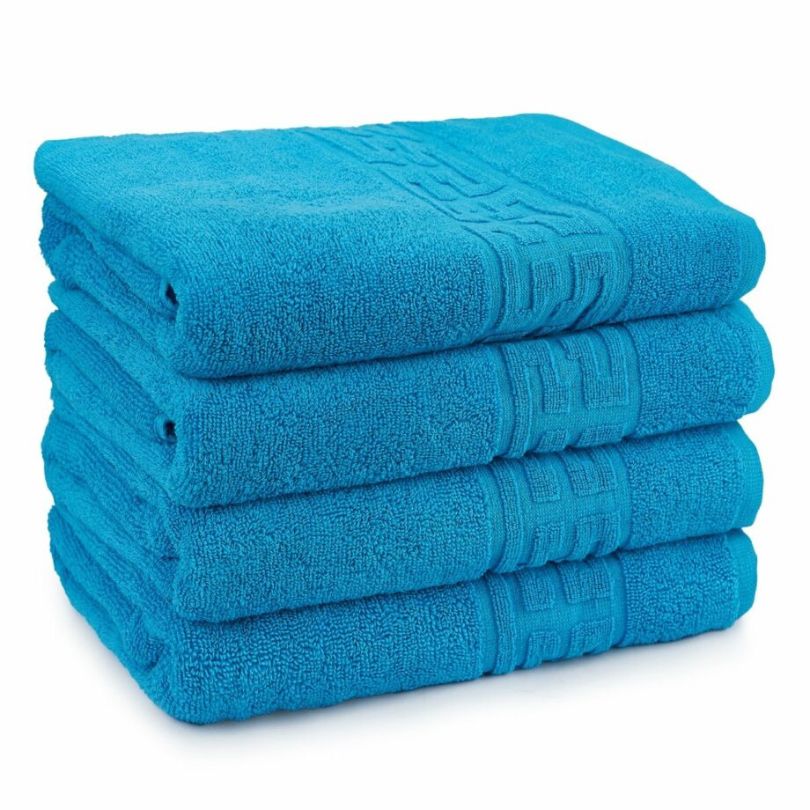 Set 4 prosoape bumbac 100%, 500 g/mp, model Greek, moi si absorbante | 0648-PK