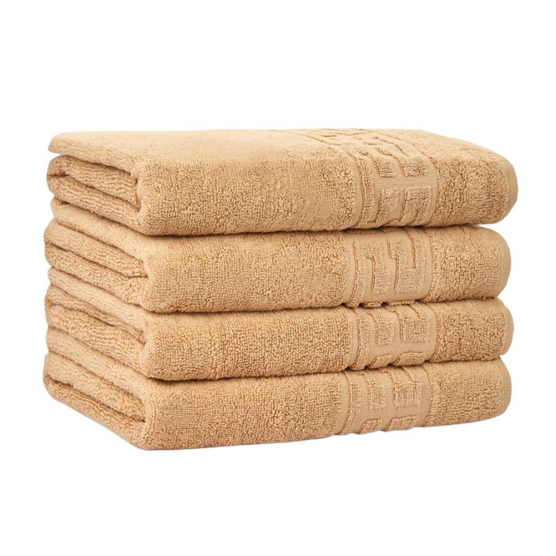 Set 4 prosoape bumbac 100%, 500 g/mp, model Greek, moi si absorbante | 0650-PK