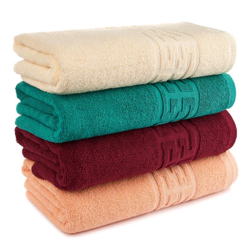 Set 4 prosoape bumbac 100%, 500 g/mp, model Greek, moi si absorbante | 0651-PK