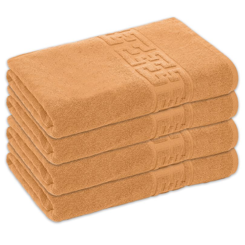 Set 4 prosoape bumbac 100%, 500 g/mp, model Greek, moi si absorbante | 0654-PK 