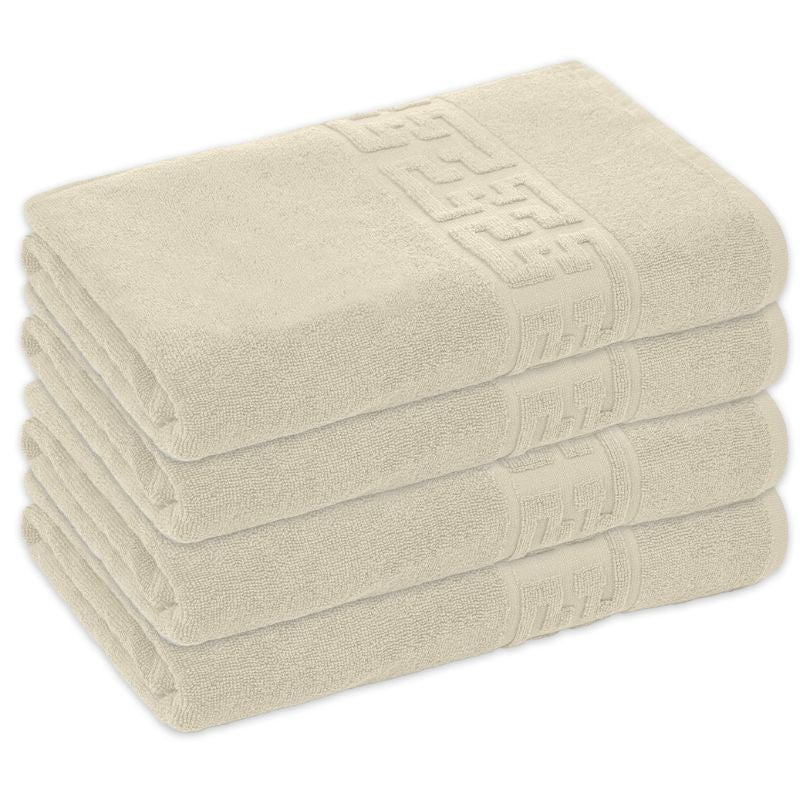 Set 4 prosoape bumbac 100%, 500 g/mp, model Greek, moi si absorbante | 0655-PK