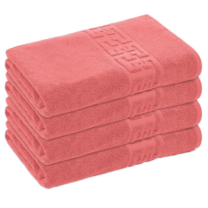 Set 4 prosoape bumbac 100%, 500 g/mp, model Greek, moi si absorbante | 0665-PK