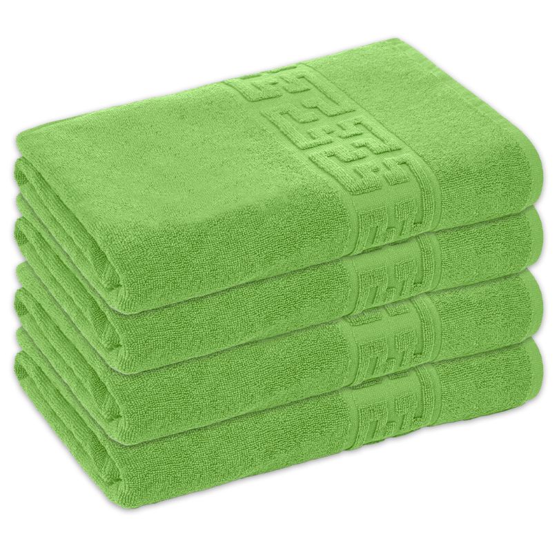 Set 4 prosoape bumbac 100%, 500 g/mp, model Greek, moi si absorbante | 0674-PK