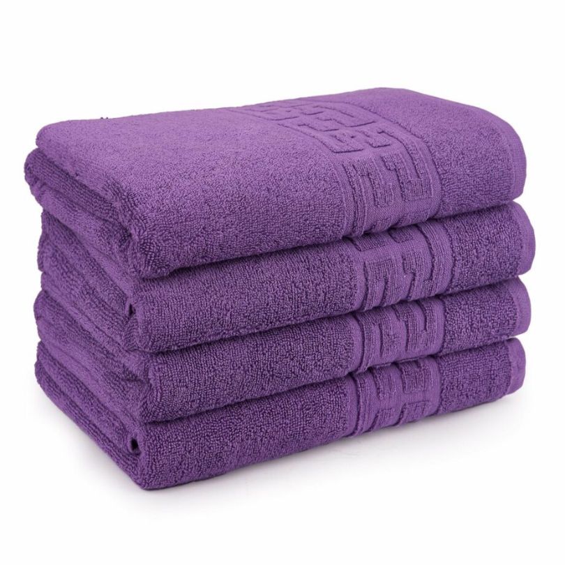 Set 4 prosoape bumbac 100%, 500 g/mp, model Greek, moi si absorbante | 0680-PK