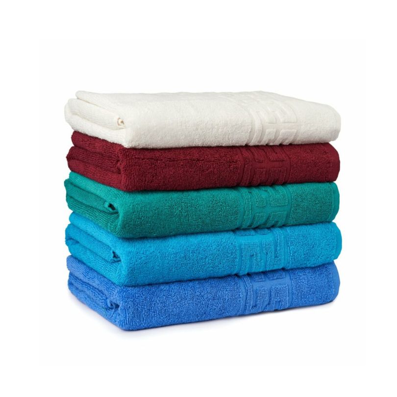 Set 5 prosoape bumbac 100%, 500 g/mp, model Greek, moi și absorbante | 0865-PK