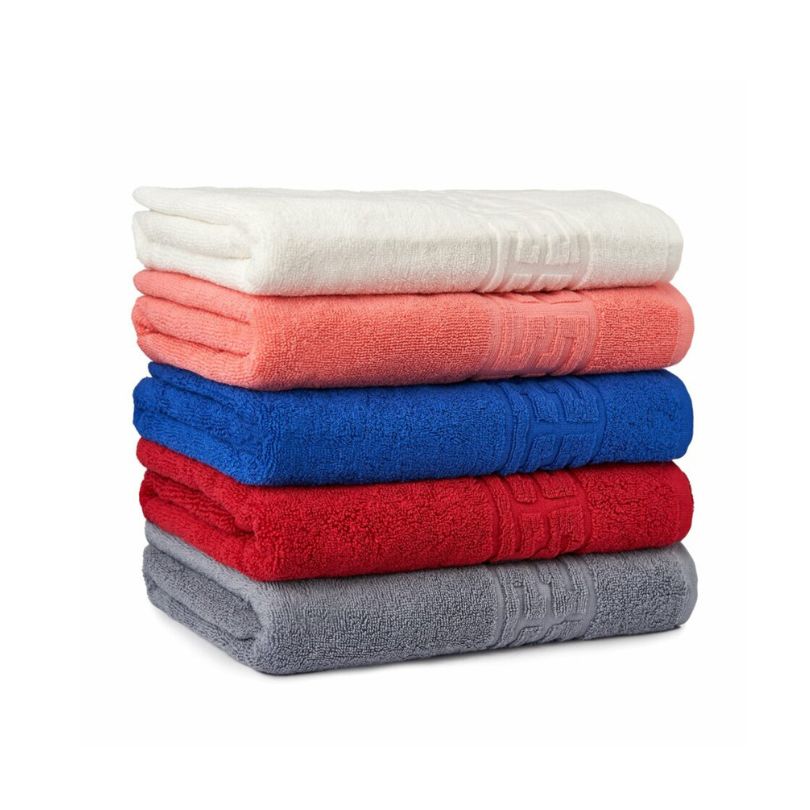 Set 5 prosoape bumbac 100%, 500 g/mp, model Greek, moi și absorbante | 0866-PK