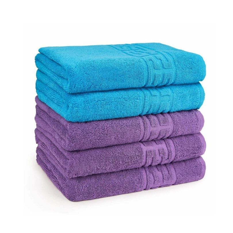 Set 5 prosoape bumbac 100%, 500 g/mp, model Greek, moi și absorbante | 0871-PK