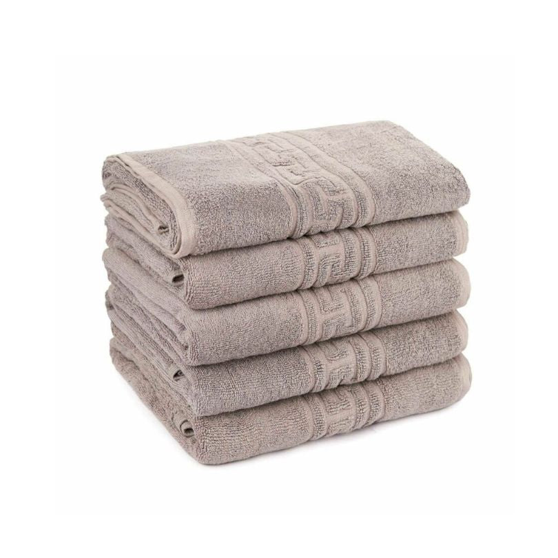 Set 5 prosoape bumbac 100%, 500 g/mp, model Greek, moi și absorbante | 0890-PK