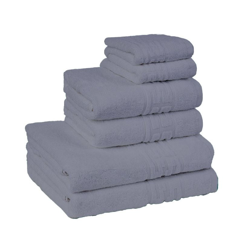 Set 6 prosoape Greek, bumbac 100%, 500 g/mp, ultra moi și absorbante | 0923-PK 