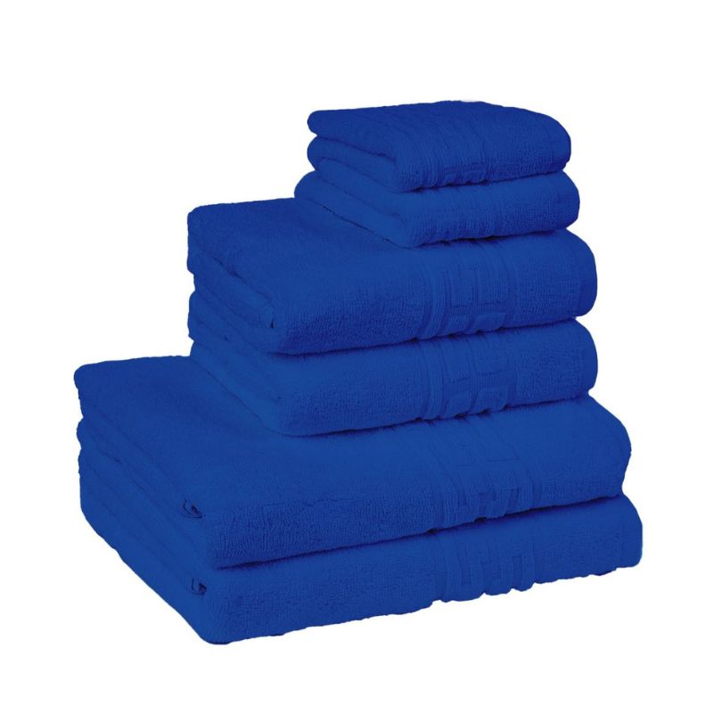 Set 6 prosoape Greek, bumbac 100%, 500 g/mp, ultra moi și absorbante | 0925-PK