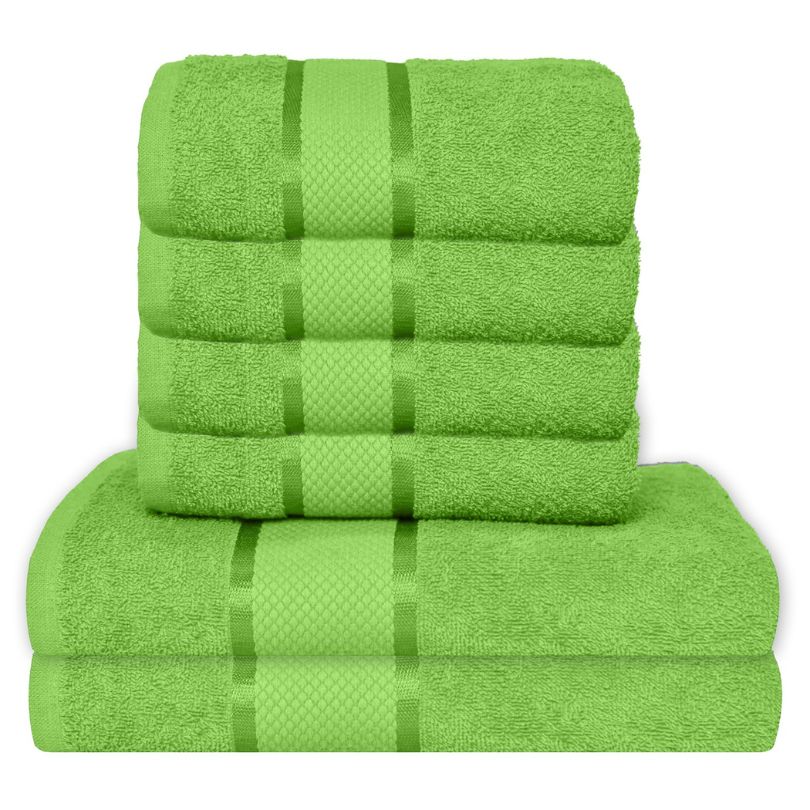 Set 6 prosoape bumbac 100%, 500 g/mp, model Dunga, ultra moi și absorbante|1042-PK