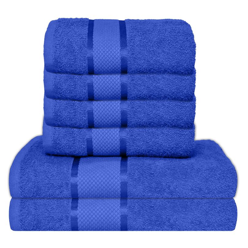 Set 6 prosoape bumbac 100%, 500 g/mp, model Dunga, ultra moi și absorbante|1050-PK 