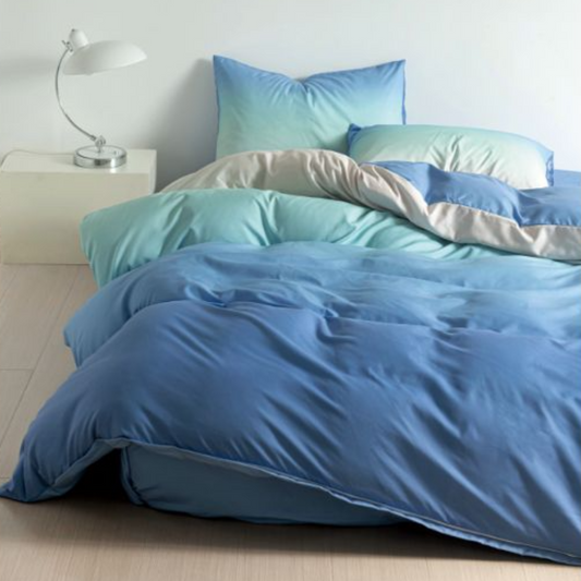 Set lenjerie de pat bumbac satinat 4 piese – Design rafinat și textură delicată, Cod 0028-S