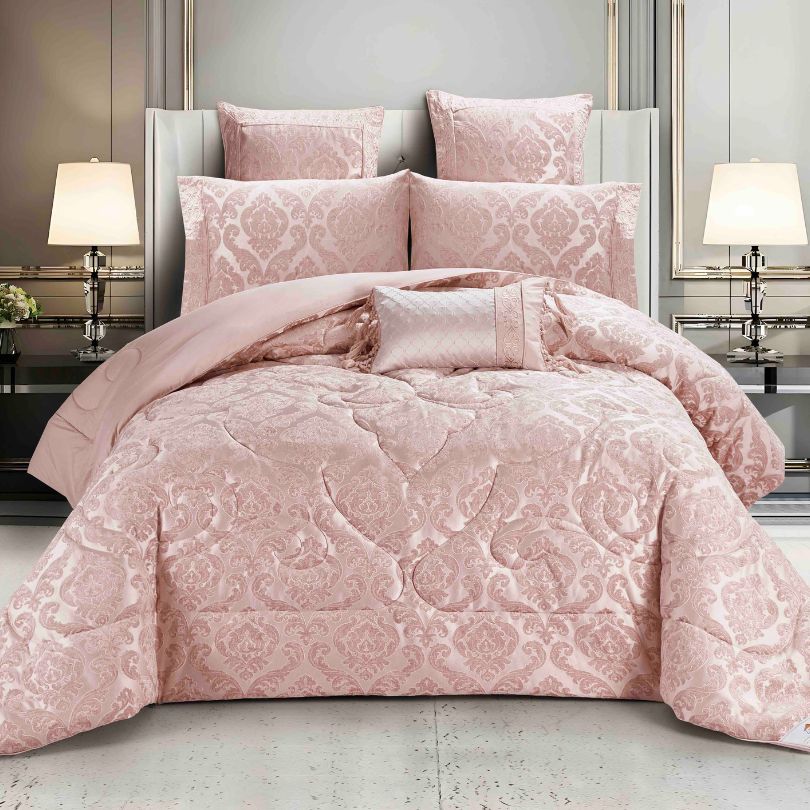 Set pilota Jacquard, 7 piese, eleganta si confort premium pentru dormitor  | 2241-J