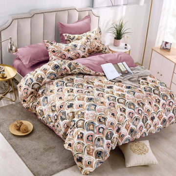 Lenjerie de pat bumbac finet - 6 Piese | 0006-J