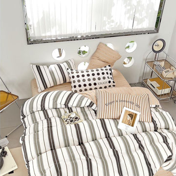 Lenjerie de pat bumbac finet - 6 piese | 0289-S