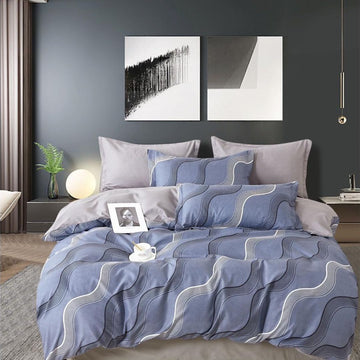 Lenjerie de pat bumbac finet - 6 piese | 0292-S