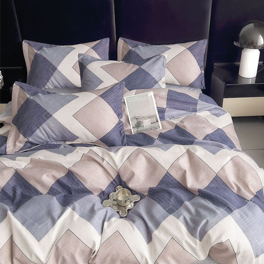 Lenjerie de pat bumbac finet - 6 piese | 0299-SI