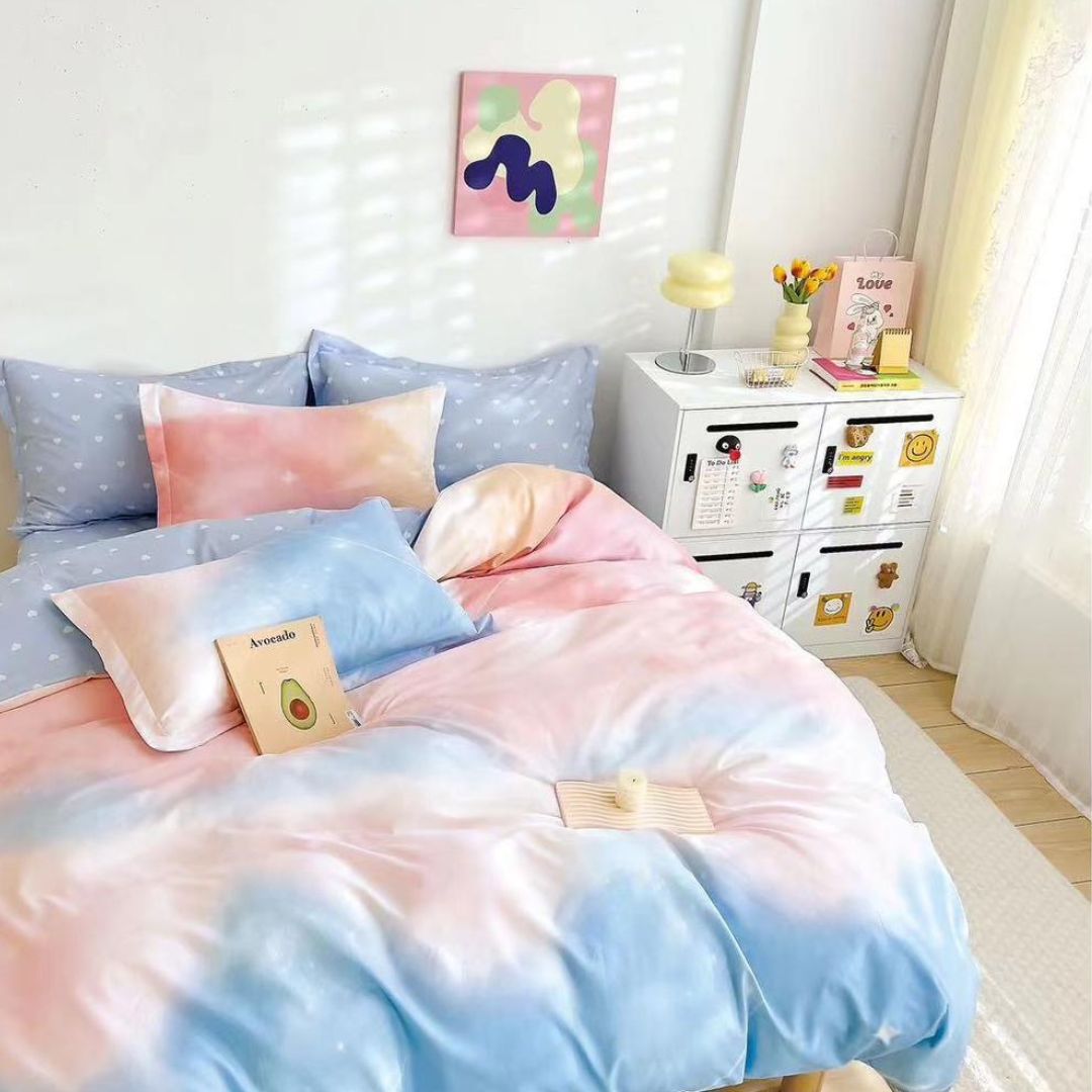 Lenjerie de pat bumbac finet - 6 piese | 0333-S