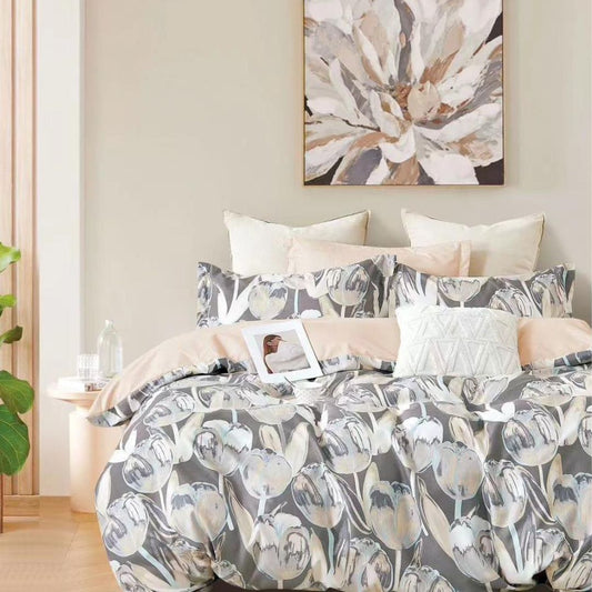 Lenjerie de pat bumbac finet - 6 piese | 0338-S