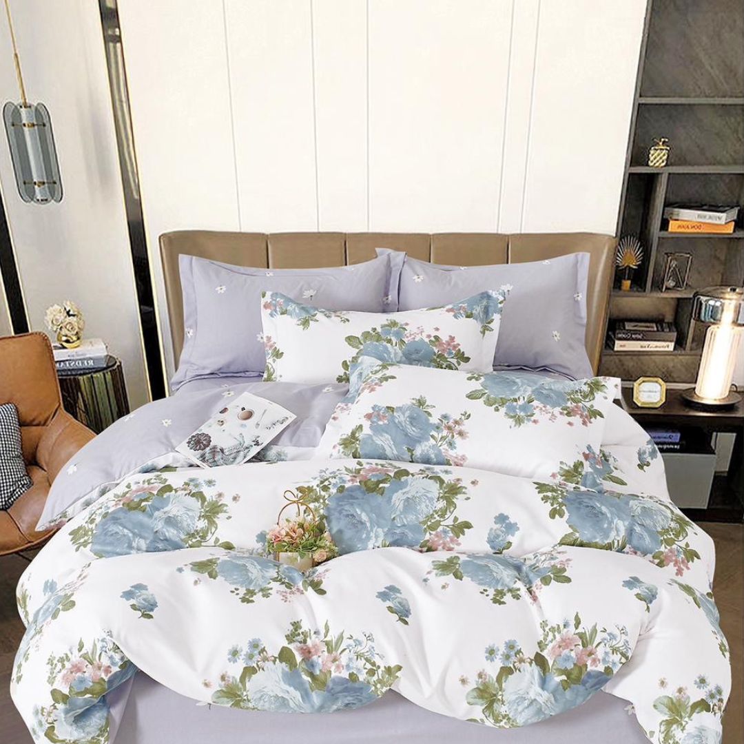 Lenjerie de pat bumbac finet - 6 piese | 0355-S