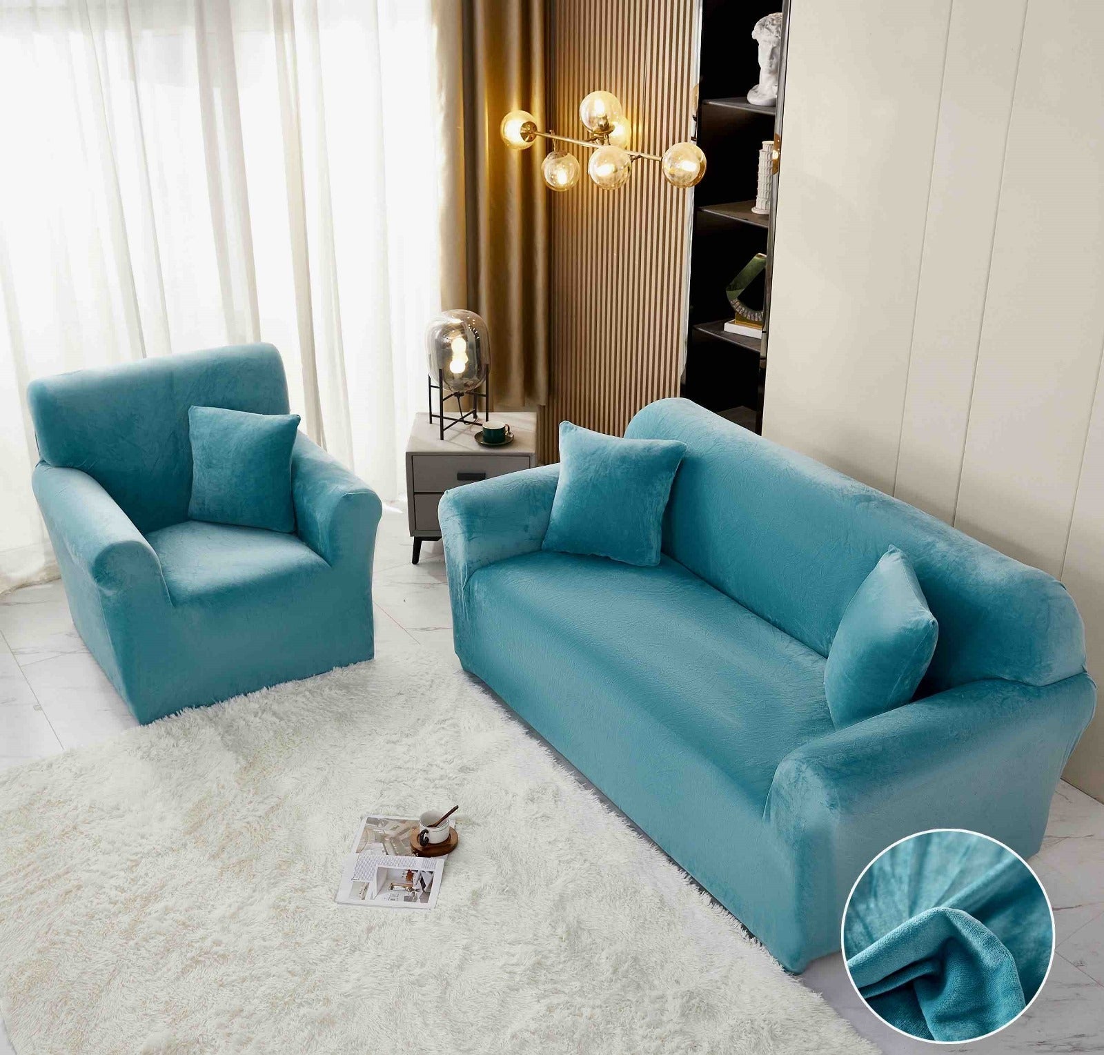 Husa Canapea din Catifea – Eleganta si Protectie pentru Casa Ta | COD 1082-J